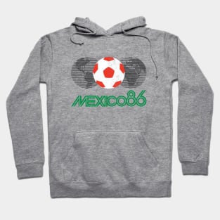 Mexico 86 - vintage logo Hoodie